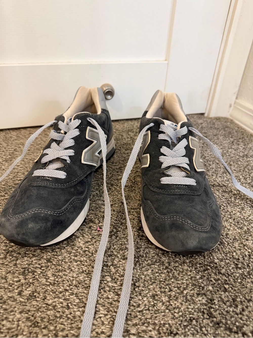New Balance Gray Suede 1400
